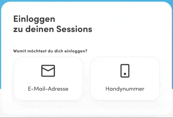 Neuer Login: E-Mail Login-Link erhalten